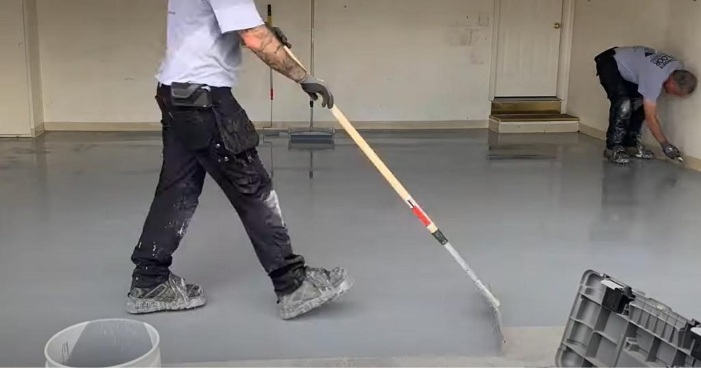 New coating for epoxy floor - Soure: Concrete Floor Solutions Inc